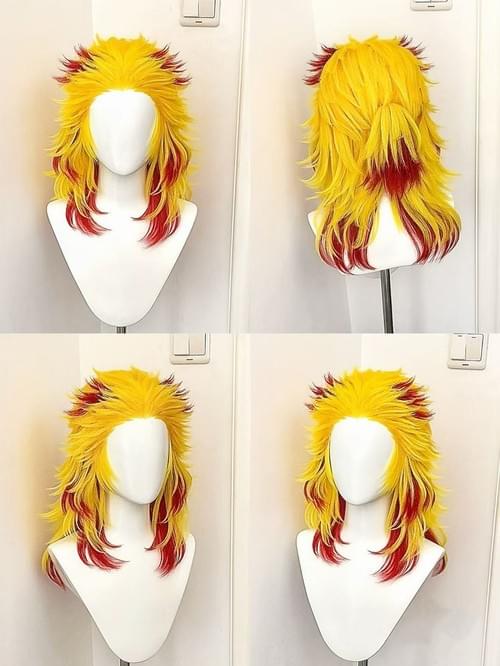 Pre-style Rengoku Kyoujurou Cosplay Wig