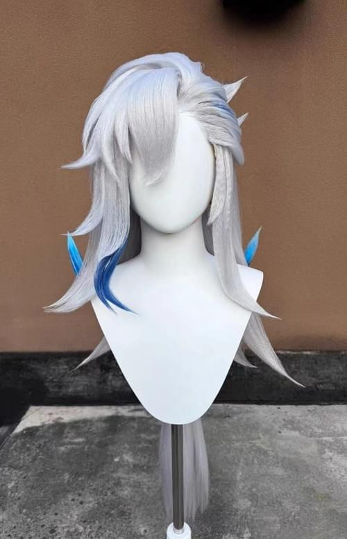 Pre-style Genshin Impact Neuvillette Cospaly Wig