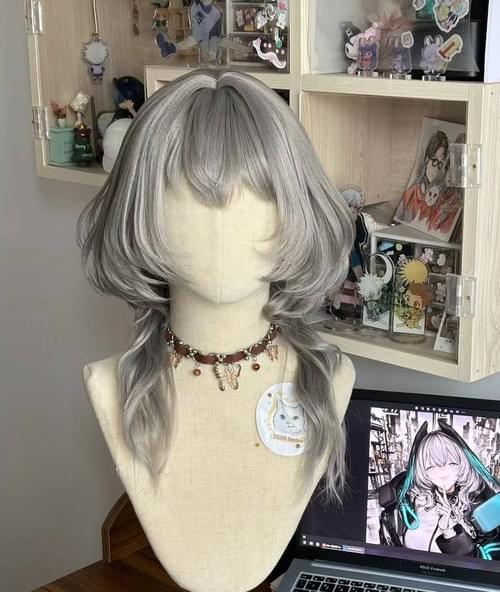 Pre-style Arknights Ho'olheyak Cospaly Wig