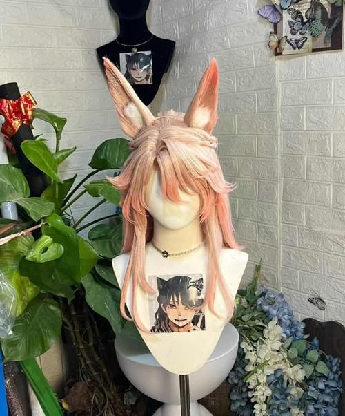 Pre-style Honkai: Star Rail Jiao qiu Cosplay Wig
