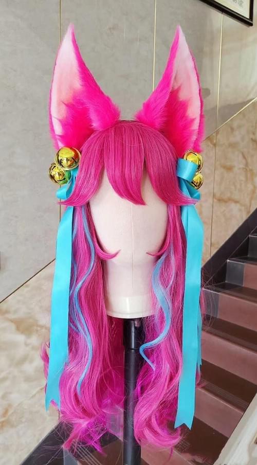 Pre-Style League of Legends Spirit Blossom Ahri Cosplay Wigs