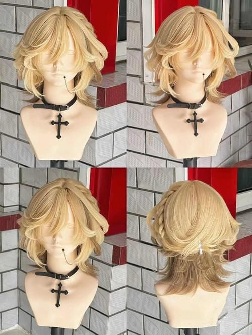 Pre-style Genshin Impact Kaveh Cosplay Wig
