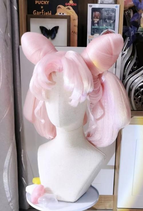 Pre-style Sailor Moon Chibiusa Cospaly Wig Deluxe