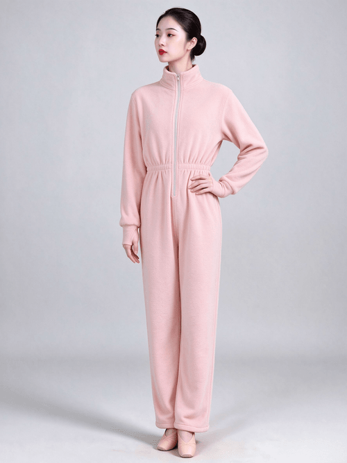 Fleece Warm-up Jumpsuit