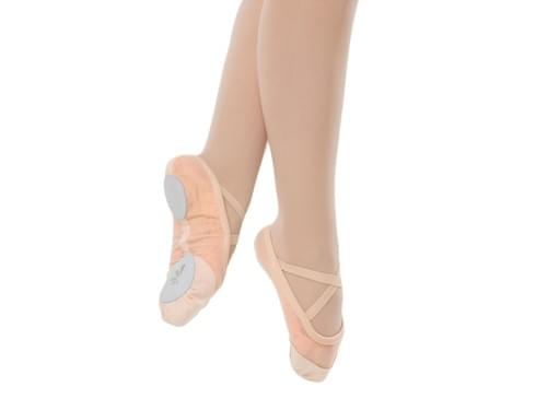 Pink - Mesh With Canvas Ballet Shoe