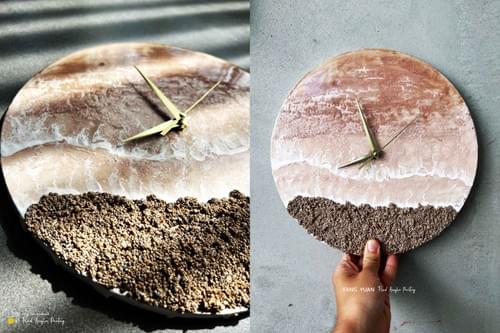 方圓雕塑 -「 水晶樹脂流動畫體驗課 」