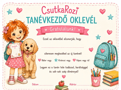 Ingyenes - Vissza a suliba! (digitális termék)