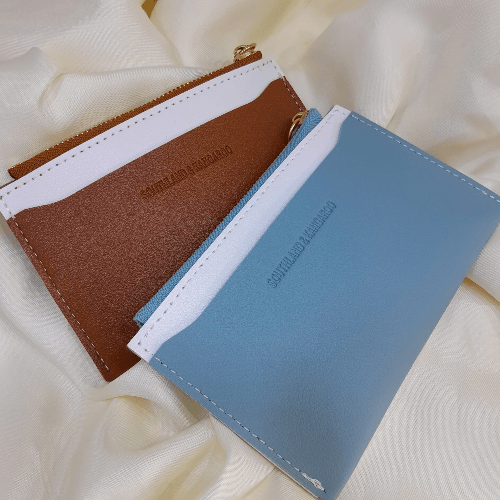 Ladies Zip Purse Multi Card Slot Wallet Leather Purse Wallet