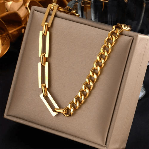 Thick Cuba Chain Choker Necklaces