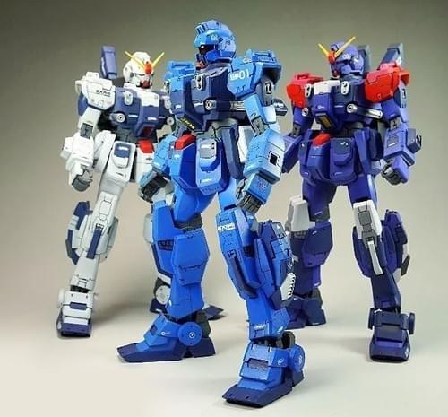 MGガンプラ 改造キット色々 まとめ売り‼️ Yahoo!オークション - MG Zガンダム 組立済 ストライク ホワイト