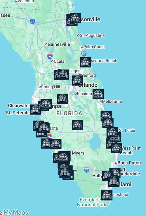 Florida: 55 Garage Condo Developments (26 with units for sale)