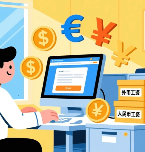 代发境外本外币工资