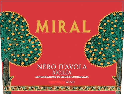 義大利 Cantine Fina 酒莊 米菈西西里黑珍珠 紅酒 Miral Nero d'Avola Siciliane DOC