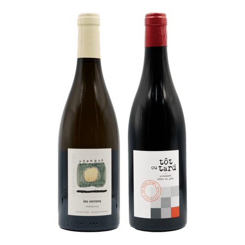 No.1 2022 "Les Varrons" Chardonnay Blanc + 2023 "tôt ou tard" Rouge