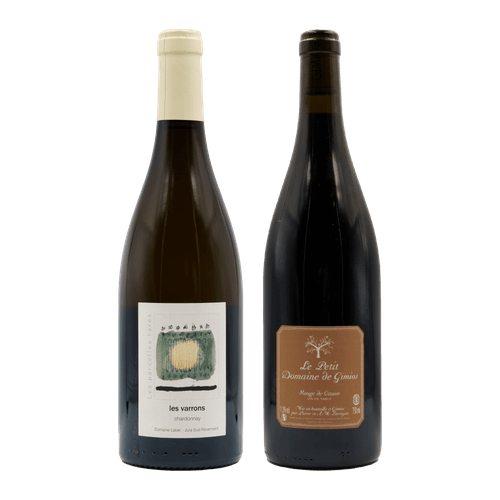 No.6 2018 "Les Varrons / Cuvée 2" Chardonnay Blanc + 2021 "Rouge de Causse" Rouge