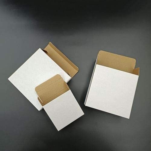 In-Stock White Corrugated Boxes - Rectangle Packaging for Electronics & More