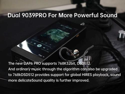 DAP6-PRO 9039spro*2 デコーダiosメディアロスレスhifiモバイル