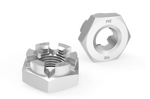 DIN937 Type B Hex Slotted Thin Nut (Crown)
