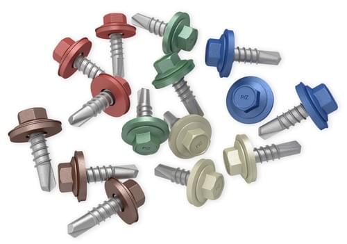 Hex Flange Painted Coarse Thread Self-Drilling Screw