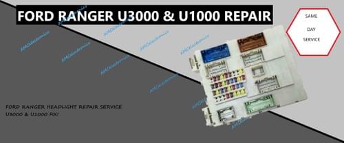 u3000 and u1000 fault for Ford Ranger 2014 - 2017
