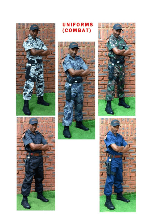 Security combat uniform