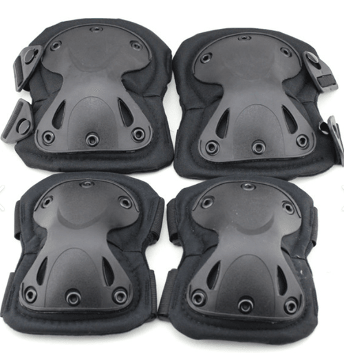 Omega Tactical Hard Shell Tactical Knee and Elbow Pad Set