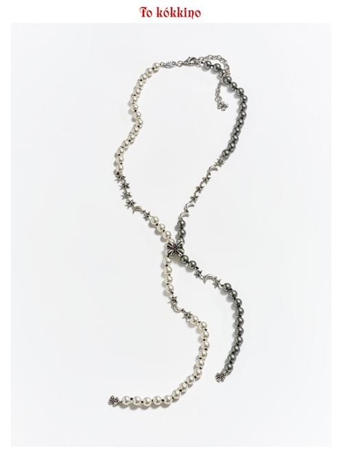 tokokkino* Two-Tone Pearl Necklace