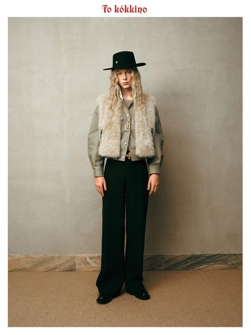 tokokkino* MAX Straight-Leg Pleated Trousers