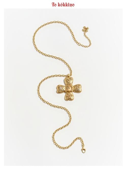 tokokkino* Galaxy Four-Sided Bowknot Long Necklace