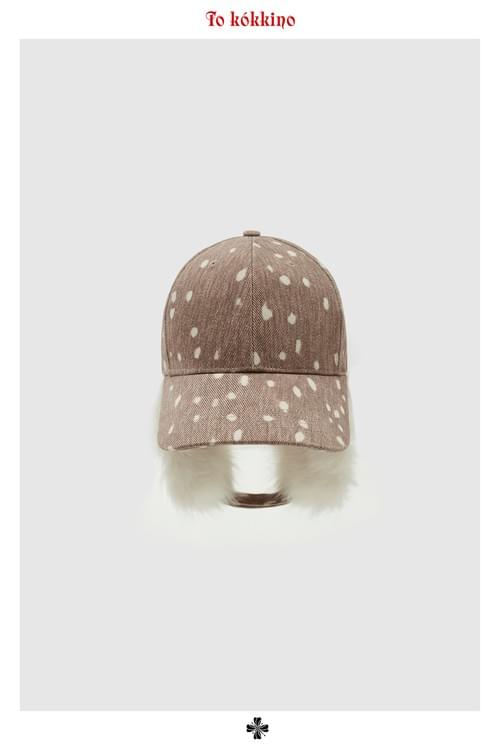 tokokkino* Fawn Fur Hat
