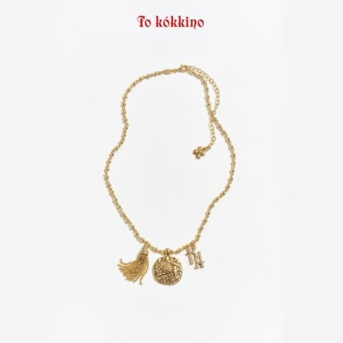 tokokkino* Lion Tassel Necklace