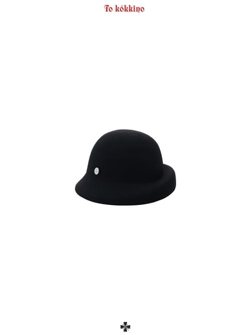 tokokkino "Moon Theater" Fine-Wool Bell-Shaped Round-Crown Mini Hat