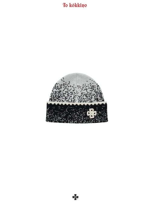 tokokkino "Snowy Night Meteor" Hand-Knit Gradient Beanie