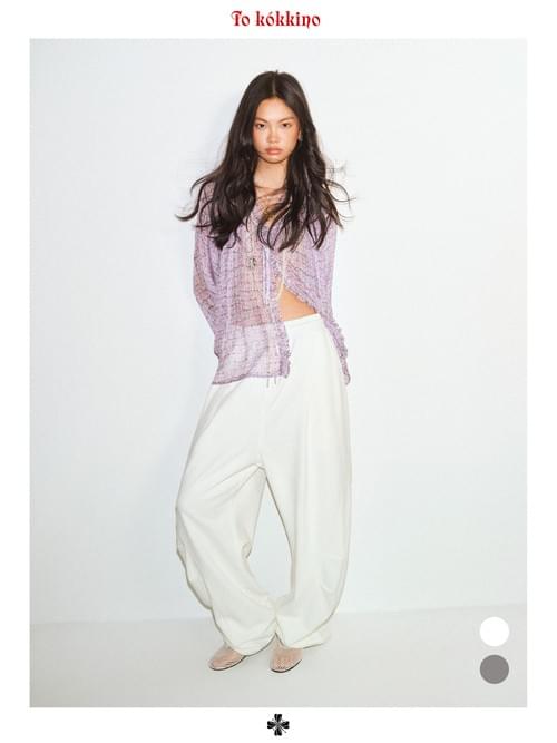 tokokkino 'Weightlessness' Drawstring Washed 053 Scimitar Pants