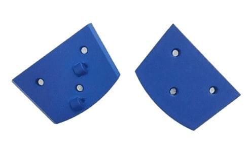 PCD Coating Removal Shoes (2 PCD Pins) for EDCO Grinder— Aggressive Epoxy/Glue/Mastic Removal