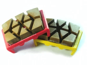 9 PCS Set HTC Quick Change Wet Diamond Resin Polishing Pads for Concrete, Marble & Granite Floors