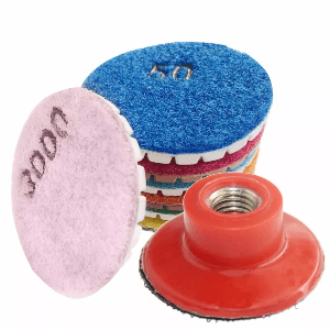 2" (50mm) Wet Diamond Polishing Pad | Small Grinding Disc Stone Concrete