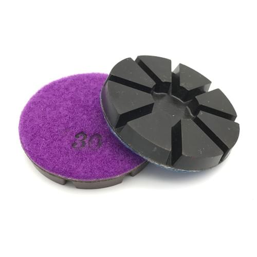 3” (80mm) Hybrid Transition Pad for Concrete — Removes Metal Scratches Fast (Dry Use)