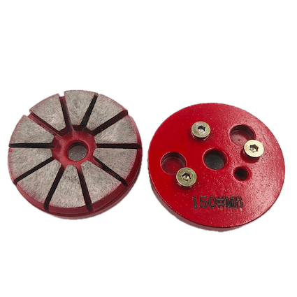 10-Segment Metal Diamond Grinding Disc for SASE Grinder | Concrete Floor Grinding & Scratch Control