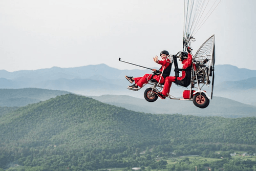 Chiang Mai : Flying Paramotor