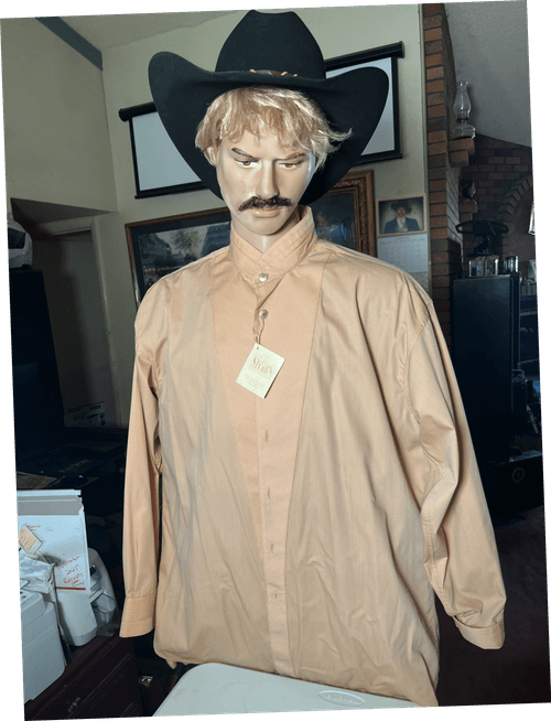 Wild West shirt from famous Texas STUBBS shirt maker - Model "Golden Pond" - Size XL