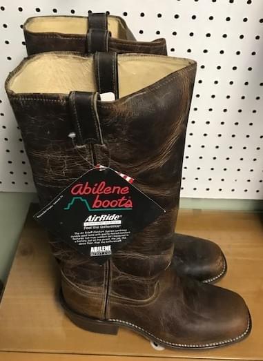 New - Abilene "Air Ride" Shooter "Gunfighter" boots - Size 9D - Made in the USA