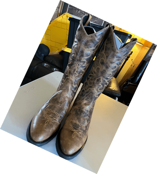 Old West Brand Cowboy "Work" Boots - Size 10.5 EE - New in Box