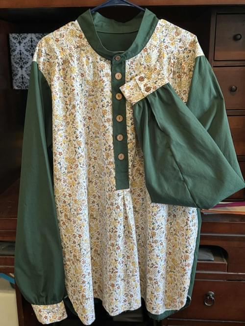 NEW - Men's 1800s Western Cowboy Pioneer Shirt - Buckaroo - Size: XXL Tall