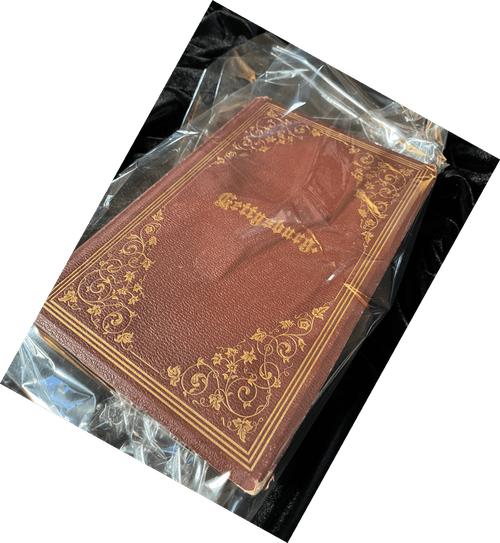 Gettsyburg Rare Book - Red Leather with Gold Edged Pages - First Edition 1870 by John Bachelder