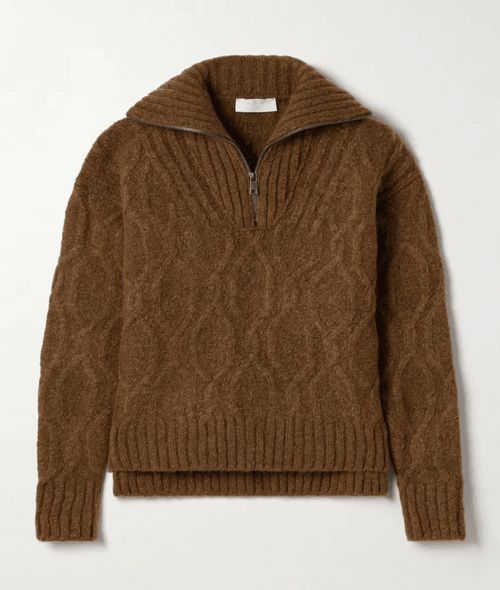 ANT-Twisted knitted wool blend sweater