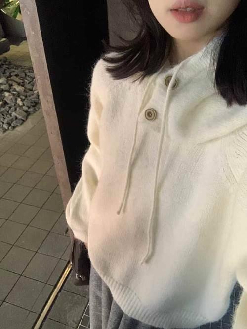 ANT-Hello Detachable hat fashion sweater,