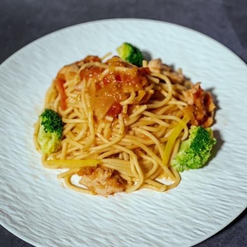 瑪薩拉燉雞義大利麵