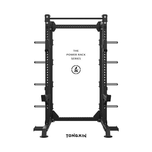 【TONGXIN 統鑫】半框深蹲架.升級版|HALF POWER RACK PRO