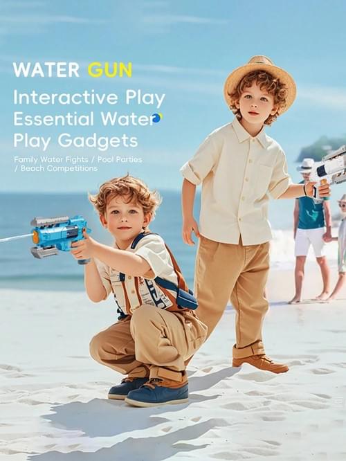 Manually Triggered Rapid-Fire Water Gun,Suitable For Family Water Fights/Pool Parties/Beach Games